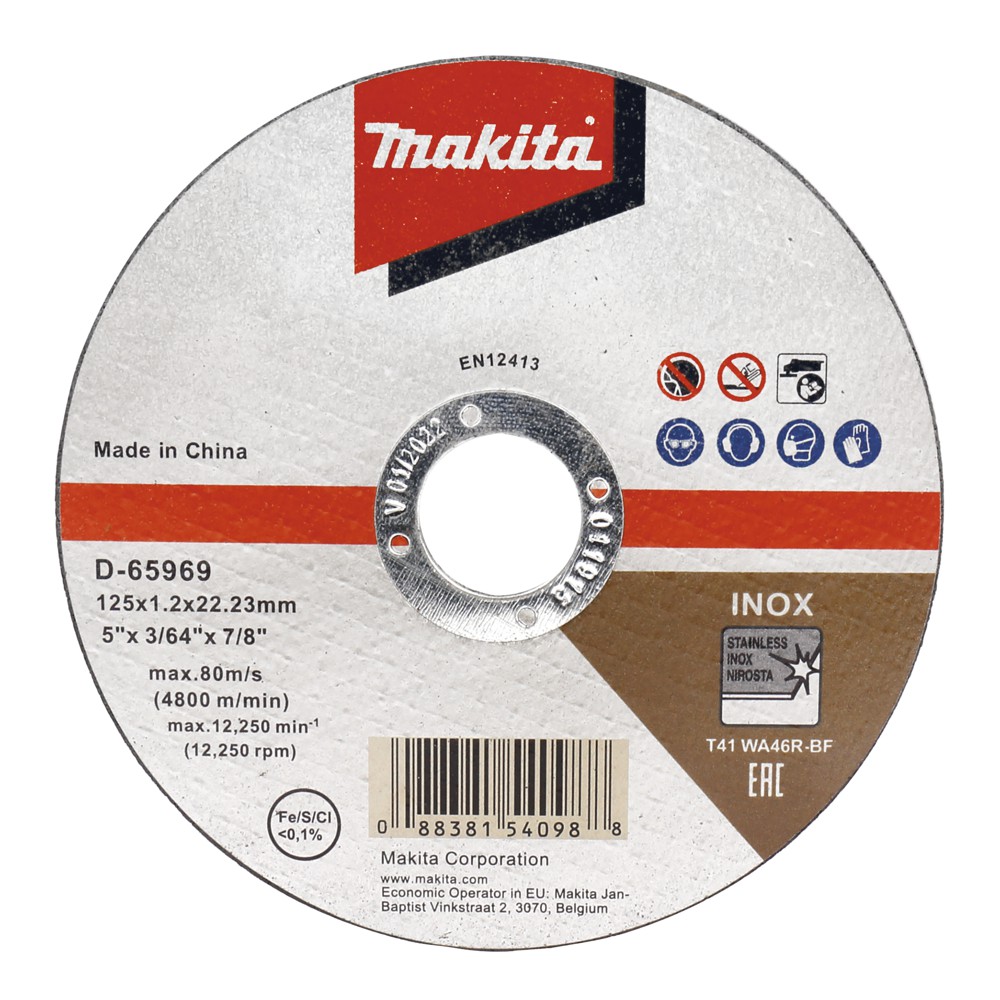 Trennscheibe Inox 125 x 1,0 mm 12 St.